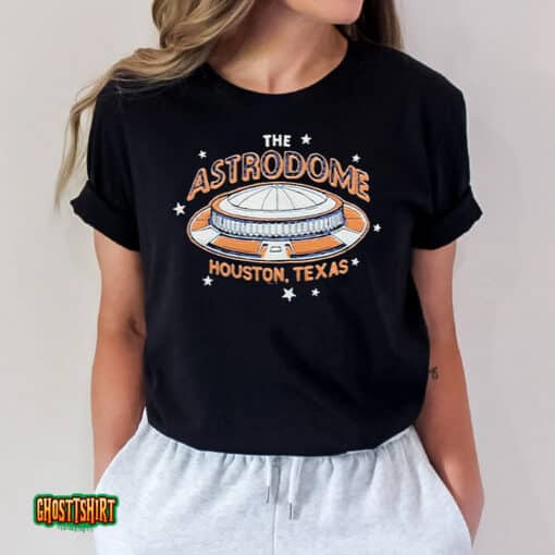 The Astrodome Houston Texas Houston Astros Baseball Tunisex T-Shirt