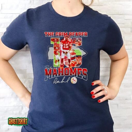The Grim Reaper Patrick Mahomes Kc Chiefs Signature Unisex T-Shirt