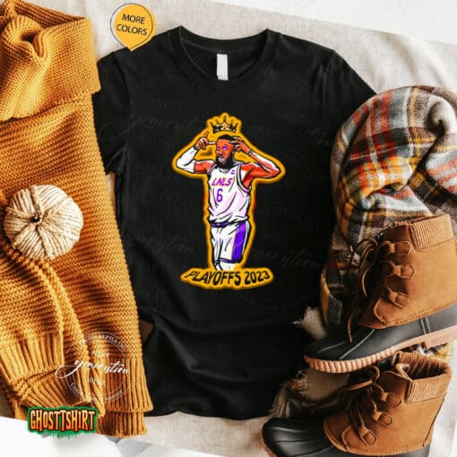 The King Playoffs 2023 Late Night Show Lebron James Lakers Unisex T-Shirt