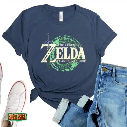 The Legend Of Zelda Tears Of The Kingdom Official Logo Unisex T-Shirt