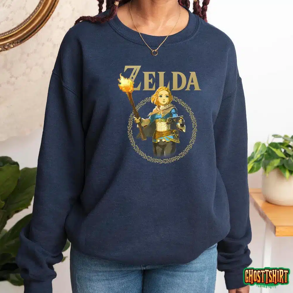The Legend Of Zelda Tears Of The Kingdom Zelda Portrait T-Shirt