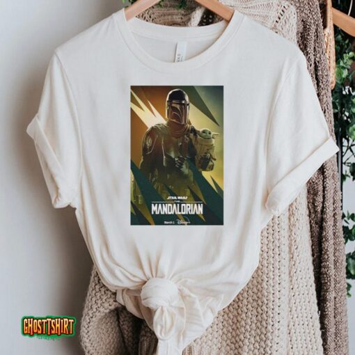 The Mandalorian March 1 2023 Grogu Poster-Portrait Unisex T-Shirt