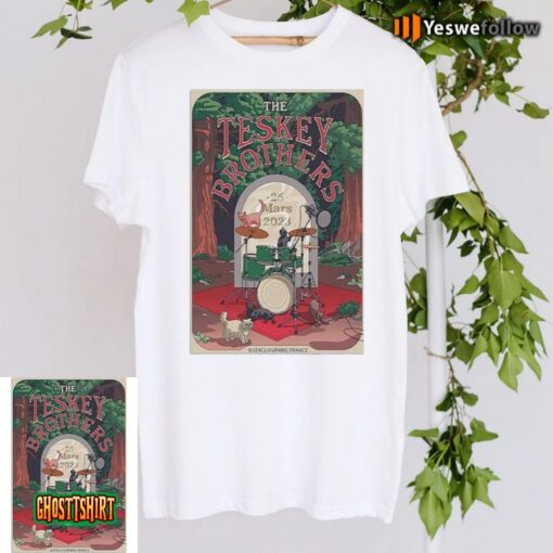 The Teskey Brothers March 25 2023 Bataclan Paris France Poster Unisex T-Shirt