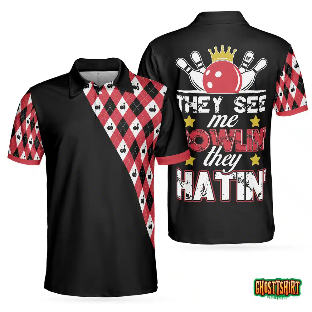 They See Me Bowlin’ They Hatin’ Polo Shirt