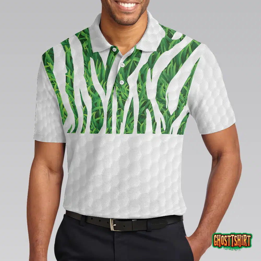 Tiger Pride Lawn Care Tiger Pattern Golf Polo Shirt