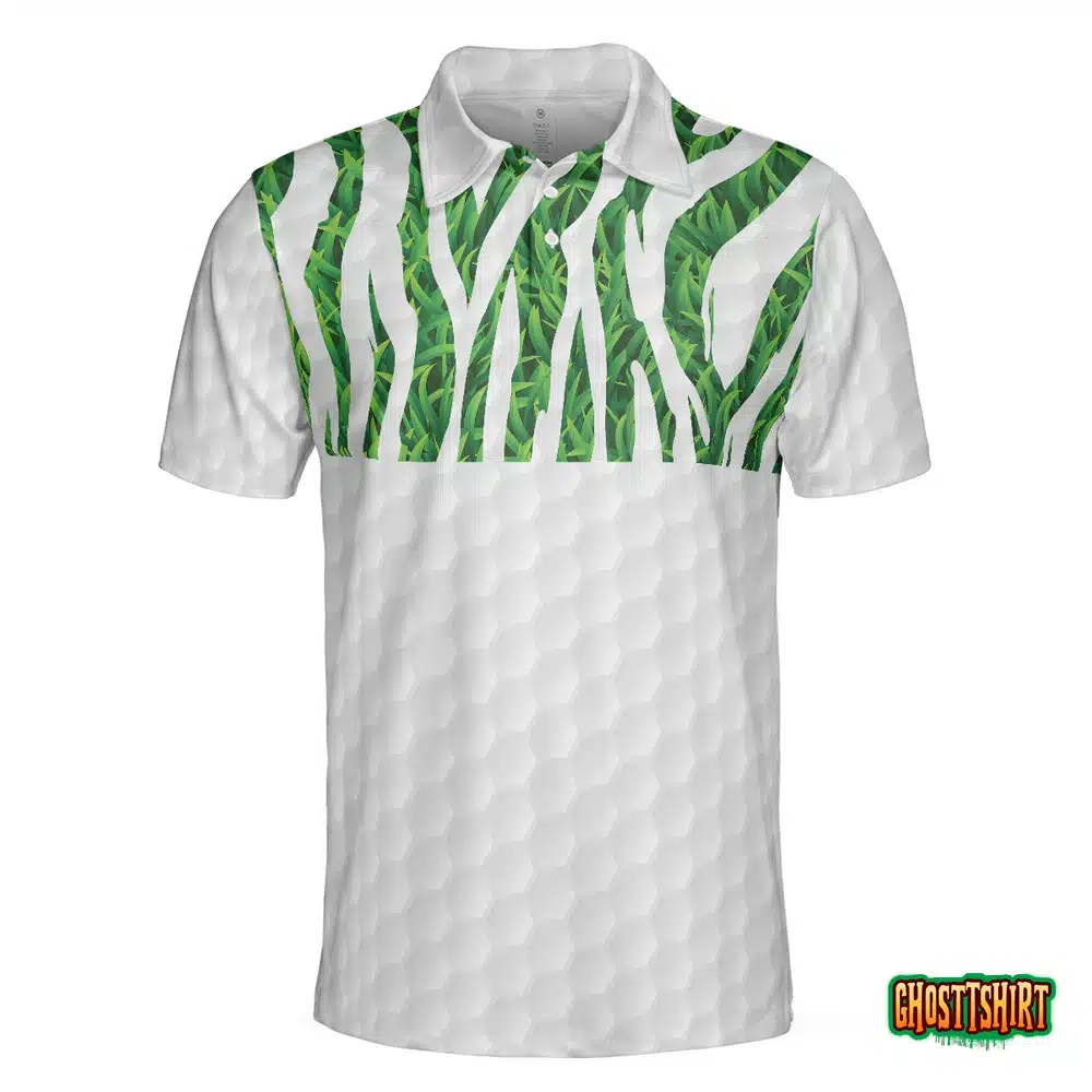 Tiger Pride Lawn Care Tiger Pattern Golf Polo Shirt