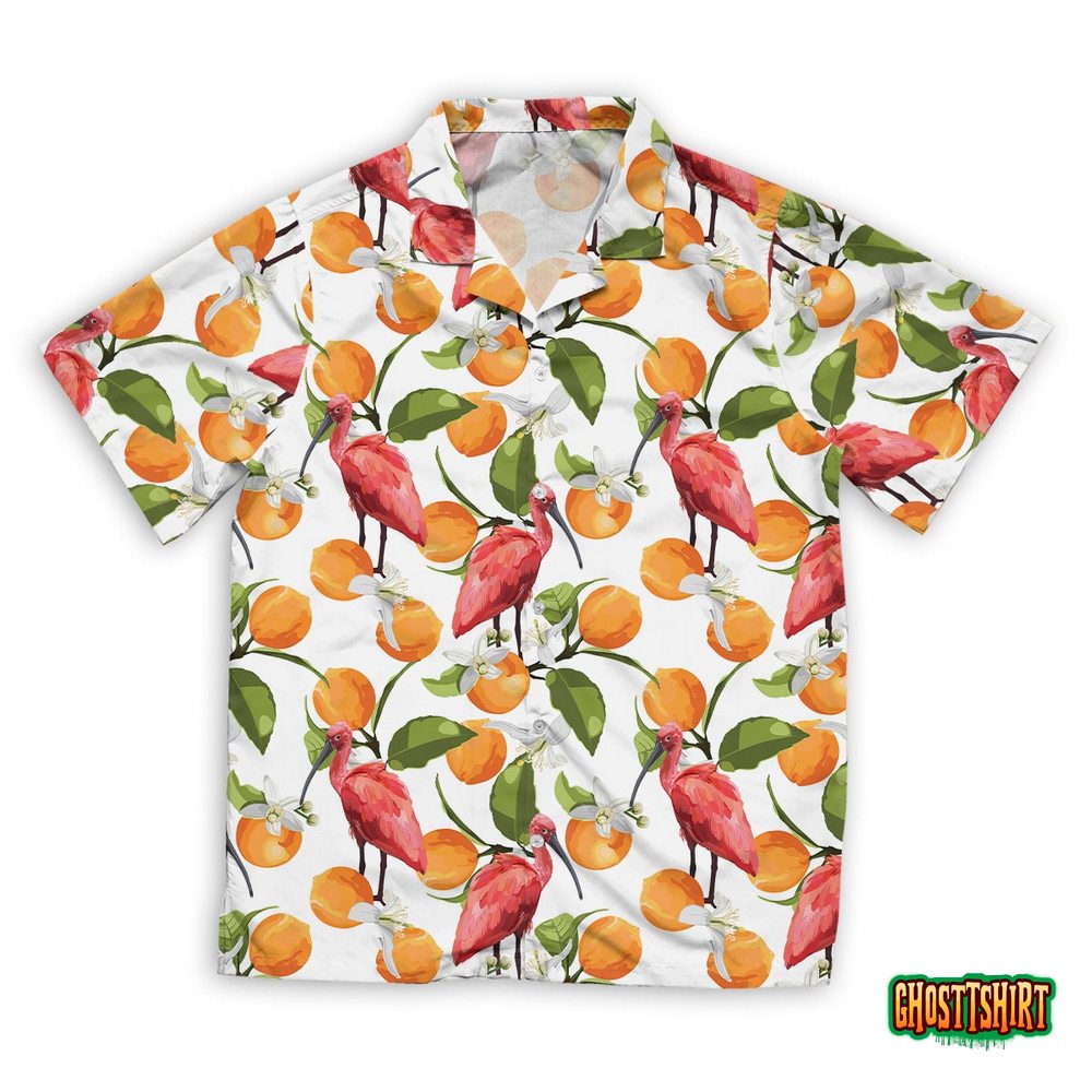 Tropical Fruits And Toucan Hawaiian Beach Shirt