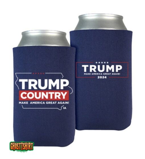 Trump Country-Iowa Navy Beverage Cooler