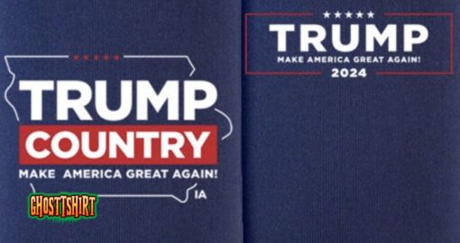 Trump Country-Iowa Navy Beverage Cooler