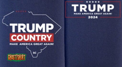 Trump Country-South Carolina Navy Beverage Cooler