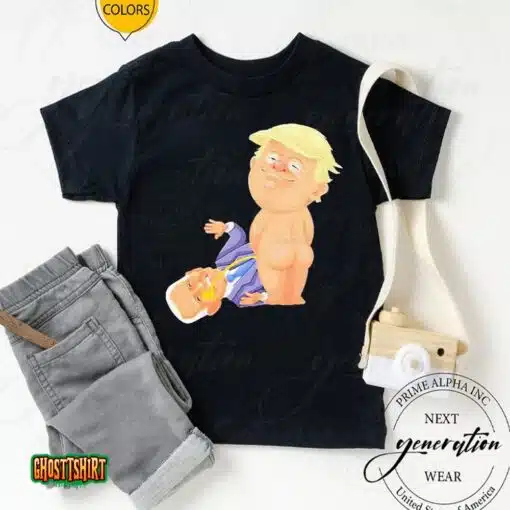Trump Piss On Biden Fuck Joe Biden Unisex T-Shirt