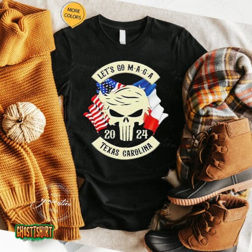 Trump Skull Let’s Go Maga 2023 Texas Chapter Unisex T-Shirt