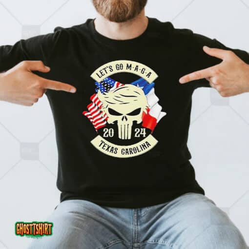 Trump Skull Let’s Go Maga 2023 Texas Chapter Unisex T-Shirt