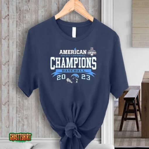 Tulane Green Wave American Athletic Conference Champions Baseball 2023 Unisex T-Shirt