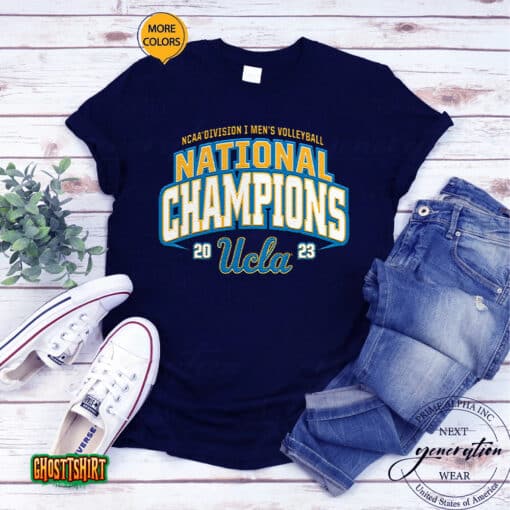 Ucla Bruins 2023 Ncaa Men’s Volleyball Champions Unisex T-Shirt