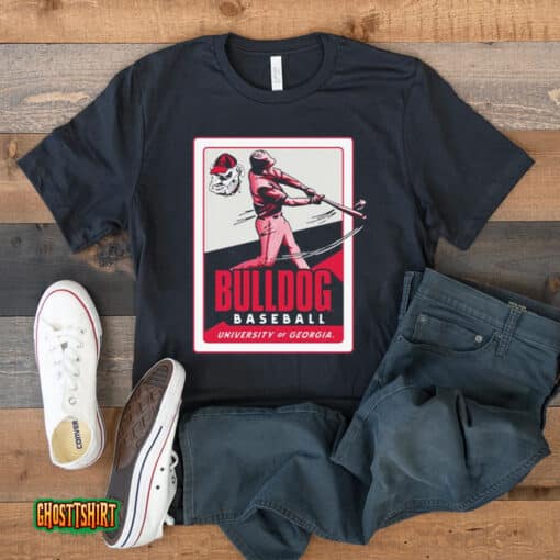 University Of Georgia Baseball Card Pocket Unisex T-Shirt