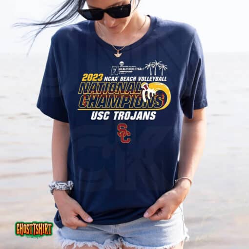 Usc Trojans 2023 Ncaa Beach Volleyball National Champions Unisex T-Shirt