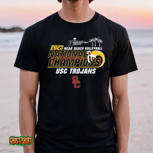 Usc Trojans 2023 Ncaa Beach Volleyball National Champions Unisex T-Shirt