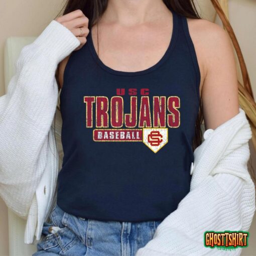 Usc Trojans Baseball Vintage Officially Licensed T-Shirt