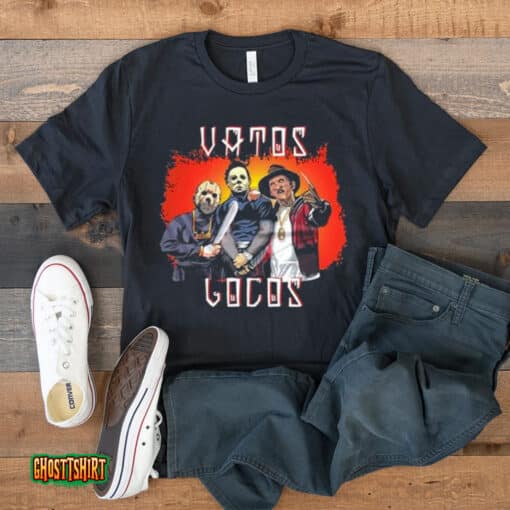 Vatos Locos Halloween Horror Jason Freddy Krueger Michael Myers Unisex T-Shirt