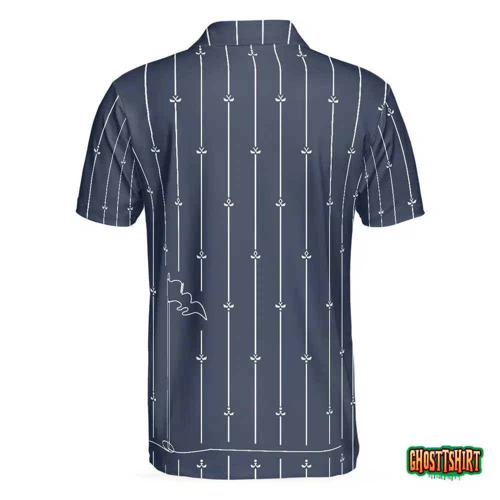 Vertical Stripe Golf Club Polo Shirt