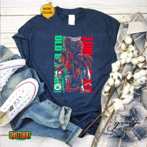 Vintage Nba Playoffs 2023 Miami Heat And Boston Celtics Eastern Conference Unisex T-Shirt
