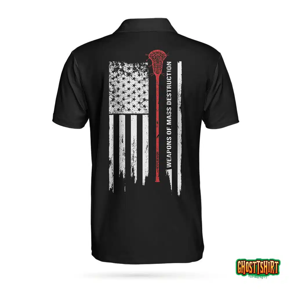 Weapons Of Mass Destruction Lacrosse Short Sleeve Polo Shirt