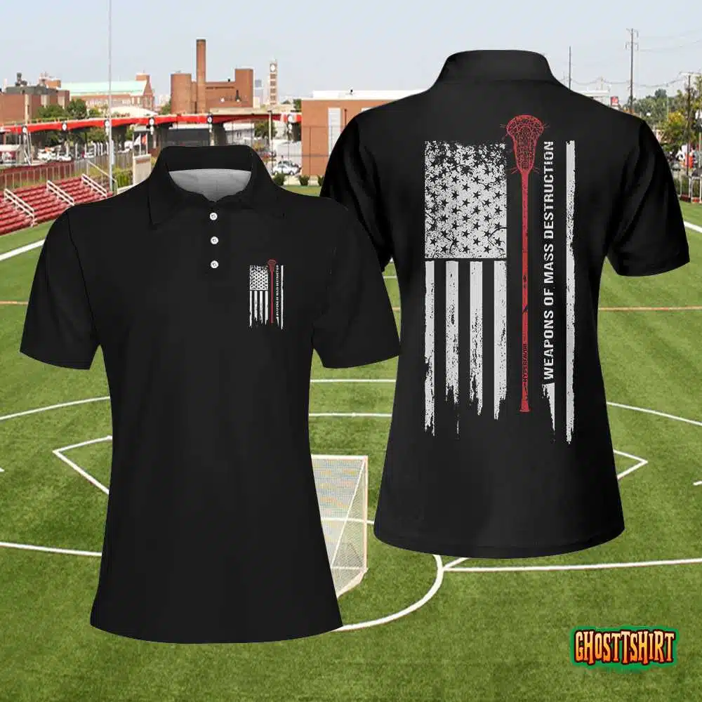 Weapons Of Mass Destruction Lacrosse Short Sleeve Polo Shirt