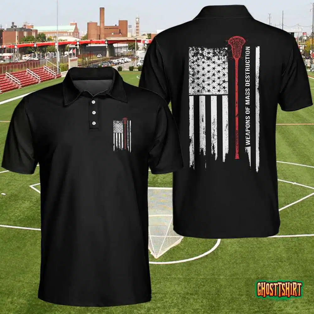 Weapons Of Mass Destruction Lacrosse Short Sleeve Polo Shirt