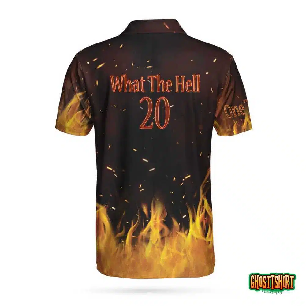 What The Hell 20 Bowling Custom Polo Shirt