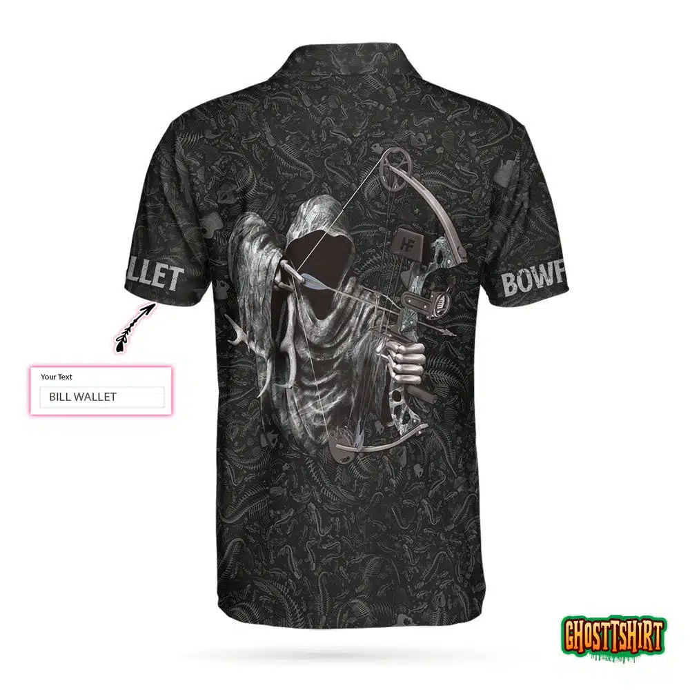 Who Has 2 Thumbs And Loves Bowfishing Custom Polo Shirt