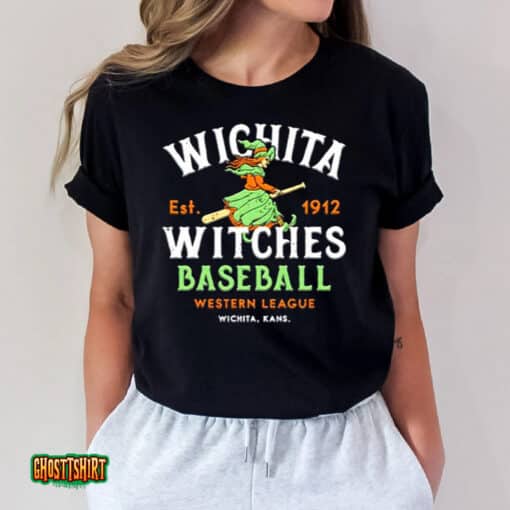 Wichita Witches Baseball Western League Unisex T-Shirt