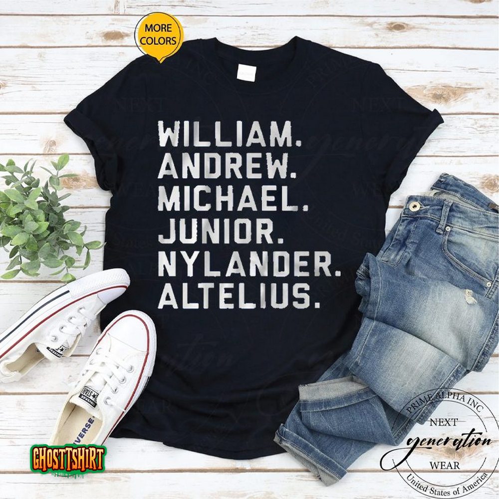 William Andrew Michael Junior Nylander Altelius Unisex T-Shirt