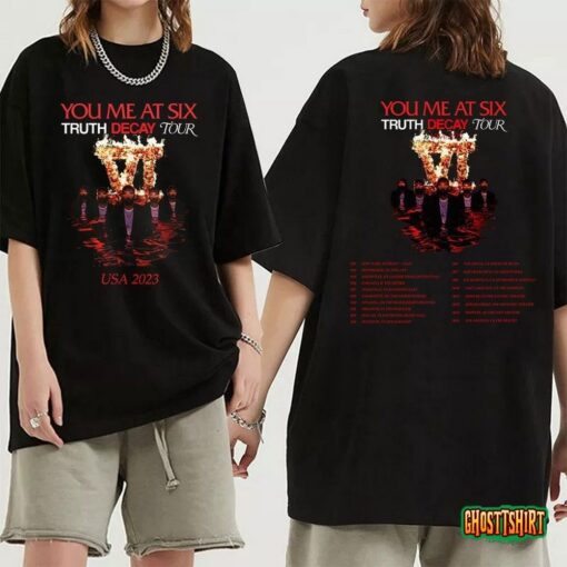 You Me At Six Truth Decay US Tour Shirt