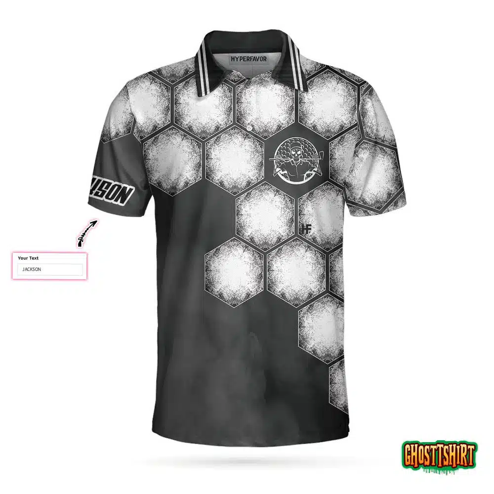Your Hole Is My Goal Golf Ball Custom Polo Shirt