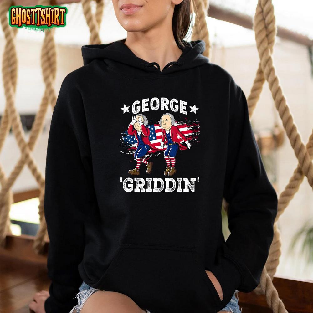 George Washington Griddy George Griddin 4th Of July Shirt