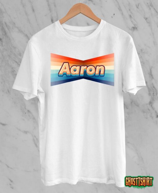 Aaron Gifts Idea Retro First Name Vintage T-Shirt