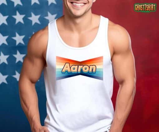 Aaron Gifts Idea Retro First Name Vintage T-Shirt
