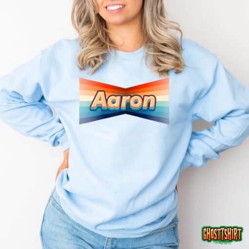 Aaron Gifts Idea Retro First Name Vintage T-Shirt