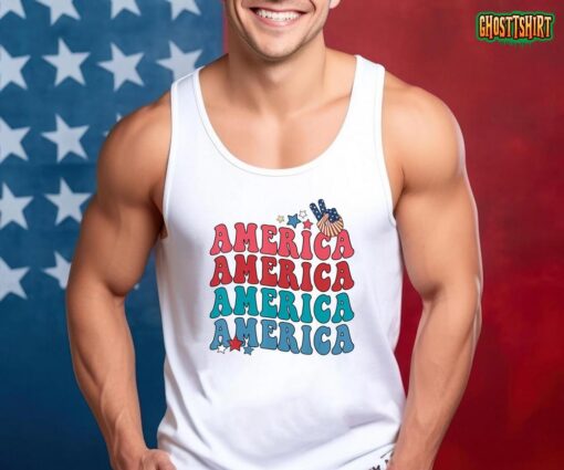 America Patriotic 4th Fourth Of July Independence Day T-Shirt