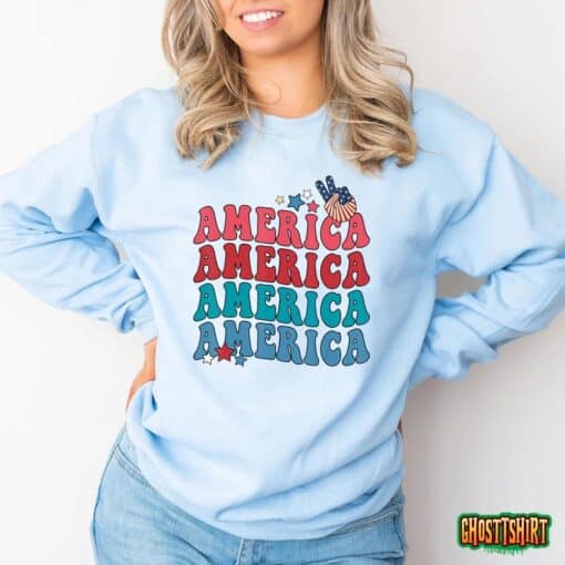 America Patriotic 4th Fourth Of July Independence Day T-Shirt