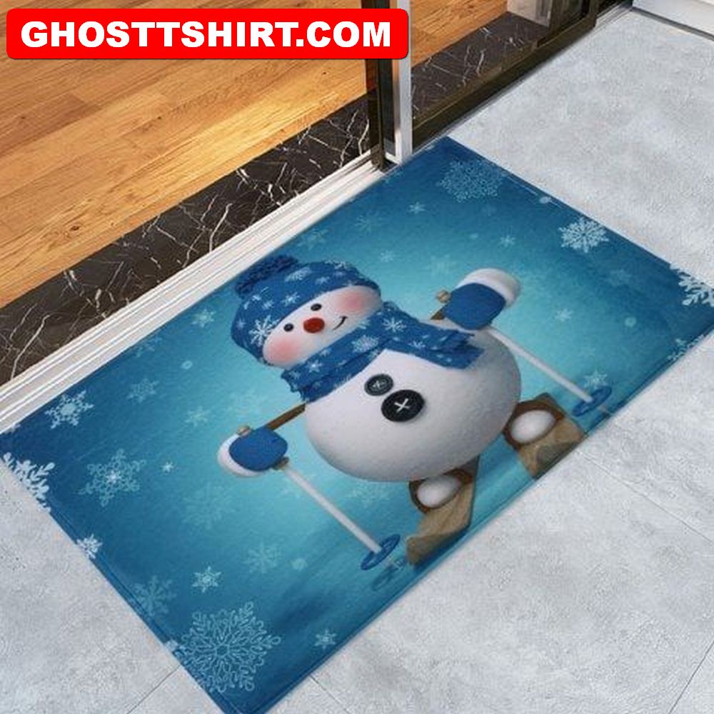Antislip Christmas Snowman Outdoor Christmas Doormat