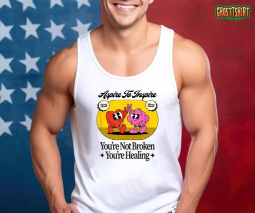 Aspire To Inspire (Mental Health) (Mind & Heart) T-Shirt