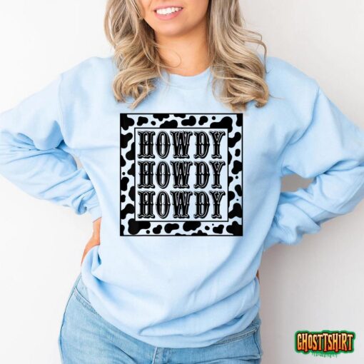 Cowgirl Outfit Women Cowboy Rodeo Girl Western Country Howdy T-Shirt