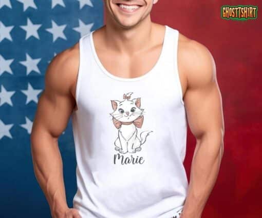Disney The Aristocats Marie Classic Painting Cute Portrait T-Shirt