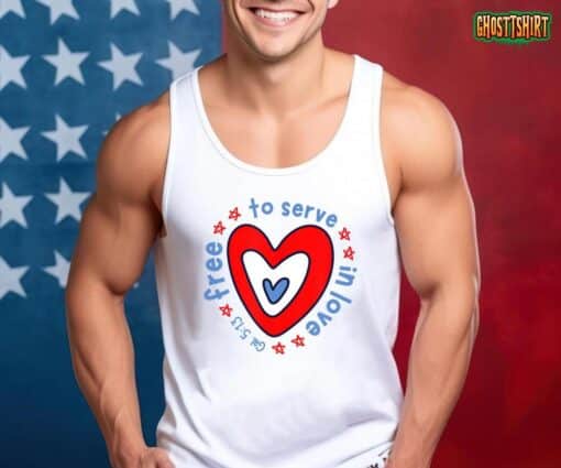 Free Serve Love T-Shirt