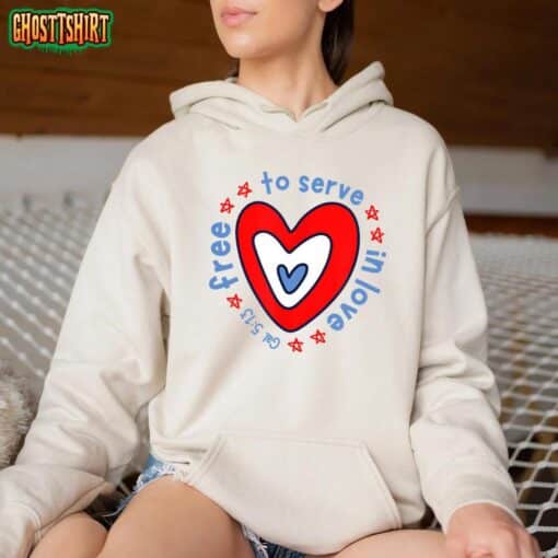 Free Serve Love T-Shirt