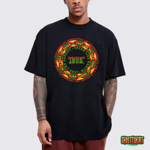 Juneteenth Dream Like Leaders Black History Men Women Boys T-Shirt