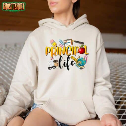 Last Day Of School Principal Life End Of Year Summer Vibes T-Shirt