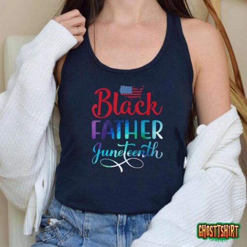 Mens Black Father Day Gift juneteenth T-Shirt